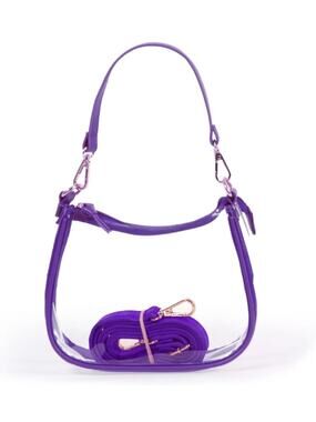 Desden Clara Purple Clear Purse
